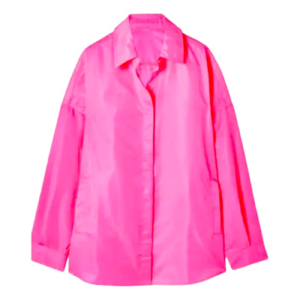 The Frankie Shop Nylon Shirt Jacket